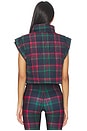 view 4 of 6 Canyon Puffer Vest in Ribbon Plaid