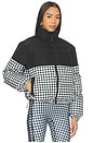 view 3 of 5 Jojo Puffer in Slate Gingham