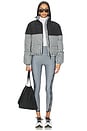 view 5 of 5 Jojo Puffer in Slate Gingham