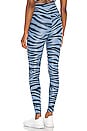view 3 of 4 Ayla Legging in Slate Zebra