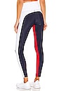 view 3 of 4 Colorblock Legging in Red, White & Blue