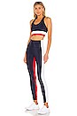 view 4 of 4 Colorblock Legging in Red, White & Blue
