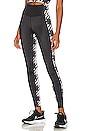 view 1 of 4 Legging con bloques de color in Houndstooth