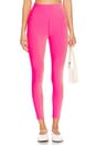 view 1 of 5 Tayler Cropped Legging in Sunset Two Tone Rib