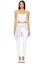 view 5 of 6 Tinsley Legging in White Waffle