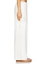 view 3 of 6 Amara Pant in White Linen