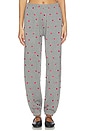view 1 of 6 PANTALON SWEAT NASH in Red Love Hearts