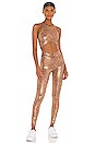 view 4 of 4 Twist Shine Legging in Rose Gold