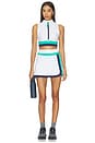 view 5 of 6 Nanette Skirt in Twilight Tides Colorblock
