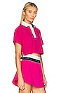 view 2 of 4 Willa Crop Top in Magenta Monsoon