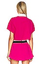 view 3 of 4 Willa Crop Top in Magenta Monsoon