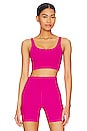 view 1 of 4 LEAH 스포츠 브라 in Bright Fuchsia