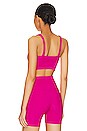view 3 of 4 LEAH 스포츠 브라 in Bright Fuchsia