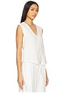 view 2 of 4 Darcy Vest in White Linen