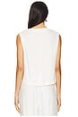 view 3 of 4 Darcy Vest in White Linen
