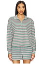view 1 of 5 Sonia Top in Sage Bloom Stripe