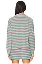 view 3 of 5 Sonia Top in Sage Bloom Stripe