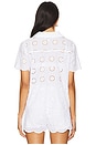view 4 of 5 Lexie Top in White Magnolia Eyelet