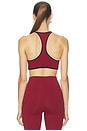 view 3 of 4 Ida Top in Maroon Merlot Colorblock