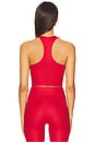 view 3 of 5 Yara Top in Red Shine Waffle