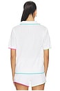view 3 of 4 Sia Top in Hibiscus Cove Colorblock
