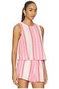 view 2 of 4 TOP SIN MANGAS DOLLIE in Bubblegum Stripe