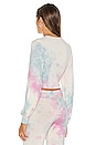 view 3 of 4 Marley Crop Top in Light Tie Dye