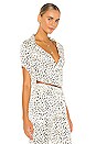 view 2 of 4 Regan Blouse in Dalmatian Spot