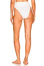 view 3 of 4 BAS DE MAILLOT DE BAIN HIGH WAISTED in White