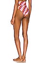 view 3 of 4 BAS DE MAILLOT DE BAIN HIGHWAY in Sangria Checkers
