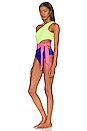 view 3 of 4 Carlie One Piece in Electric Beach Colorblock