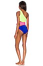 view 4 of 4 Carlie One Piece in Electric Beach Colorblock