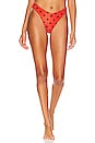 view 1 of 4 Vanessa Bikini Bottom in Scarlet Polka Dot
