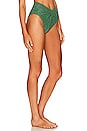 view 2 of 5 Zuri Bikini Bottom in Emerald