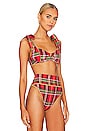view 2 of 5 HAUT DE MAILLOT DE BAIN BLAIR in Holiday Plaid