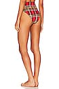 view 3 of 5 HIGHWAY ハイウエストビキニボトム in Holiday Plaid