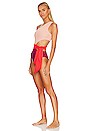 view 3 of 4 Charlie One Piece in Merlot Colorblock