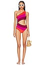 view 1 of 4 JOYCE 원피스 비키니 in Be Mine Colorblock