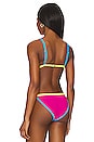 view 3 of 4 Mika Bikini Top in Retro Brights Colorblock