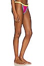 view 2 of 4 Becca Bikini Bottom in Retro Brights Colorblock