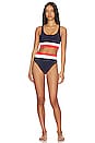 view 4 of 4 Mackenzie Bikini Top in Liberty Colorblock