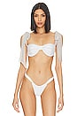 view 1 of 4 HAUT DE MAILLOT DE BAIN DREA in White Shine