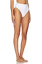 view 3 of 5 Highway Bow Bikini Bottom in White