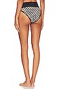 view 3 of 4 Emmy Bikini Bottom in Taupe & Black Check