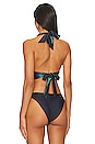 view 3 of 4 Louise Bikini Top in Shadow Shimmer
