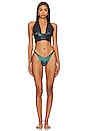 view 4 of 4 Louise Bikini Top in Shadow Shimmer