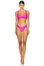 view 4 of 4 Vanessa Bikini Bottom in Ultra Pink