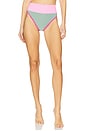 view 1 of 4 Emmy Bikini Bottom in Sage Bloom Colorblock