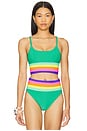 view 1 of 4 Mae Bikini Top in Technicolor Colorblock