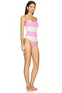 view 2 of 3 Calista One Piece in Prism Pink Stripe
